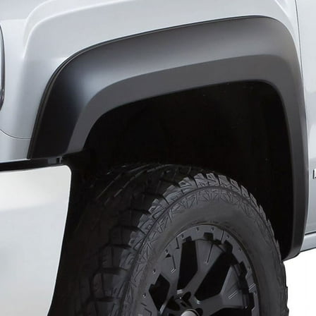 Bushwacker by RealTruck Extend-A-Fender Extended Front & Rear Fender Flares | 4-Piece Set, Black, Smooth Finish | 31910-11 | Compatible with 1993-1998 Toyota T100