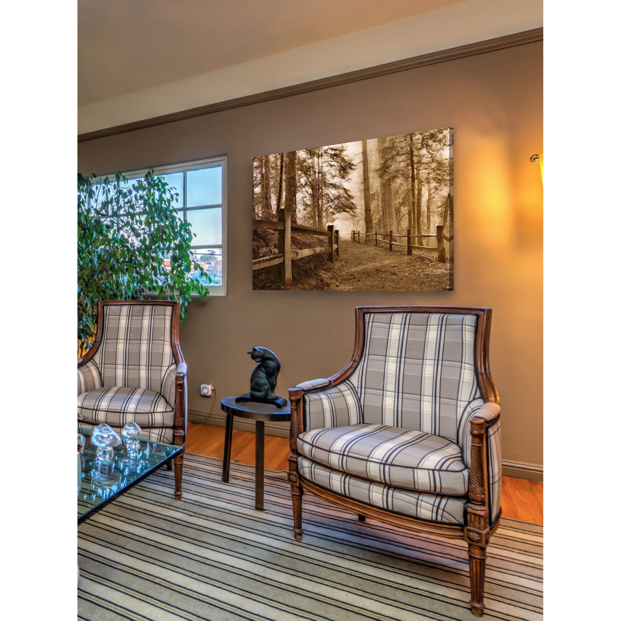 Marmont Hill "Down the Misty Path" Painting Print on Canvas
