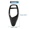 thumbnail image 3 of Vehicle ABS Gear Shift Knob Panel Cover Carbon Fiber Pattern Sticker for BMW F20 F30, 3 of 6