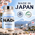 thumbnail image 3 of Novera NMN Supplement, 1,000 mg per Serving, 30,000 mg per Bottle, Made in Japan with BONTAC 99.9% Pure NMN, 60 Capsules, 3 of 10