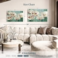 thumbnail image 4 of Elephant Stock Tasmanian Poppies Ii Wall Art - Horizontal Multi Panel Canvas - Living Room Wall Decor - Floral And Botanical Multi Panel - Blue And Green Decor By Igor Levashov - 38" x 24", 4 of 8