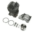 thumbnail image 2 of Kit de pistón de cilindro de 49MM 1127 020 1216, Kit de pistón de cabezal de Motor de motosierra de repuesto para STIHL MS390 MS290 MS310 029 039, 2 of 9