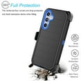 thumbnail image 5 of Galaxy A55 5G Case,Takfox Samsung Galaxy A55 5G Holster Phone Case with Built-in Screen Protector Swivel Belt Clip [3 Layers] Heavy Duty Full Body Protection Shockproof Kickstand Cover - Black, 5 of 8