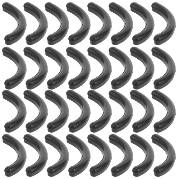 50pcs Refill Pads for Eyelash Curler Best Replacement Rubber Cushions Washable for Mascara Eyeliner or Glue Smudged Lashes (Black)