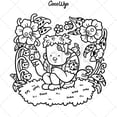 thumbnail image 3 of Libro para colorear Coco Wyo Spooky Cutie para adultos y adolescentes, 3 of 5