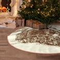 thumbnail image 5 of Rateoe Train Pattern Christmas Tree Skirt with Ties, Christmas Tree Decorations, Farmhouse Christmas Decor Xmas Holiday Decorations-48", 5 of 6