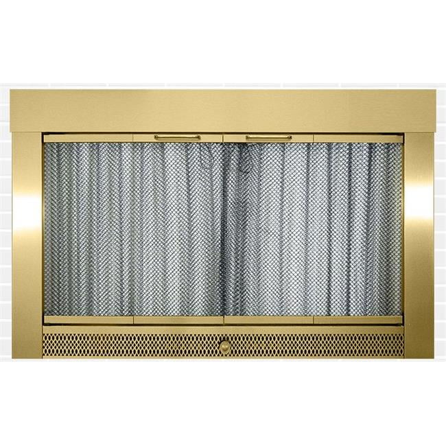 Classic Fireplace Doors, Polished Brass Brass - 41 lbs - Walmart.com