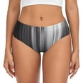 thumbnail image 1 of Fotbe Monochrome Abstract Lines Calzones Estampados para Mujer – Ropa Interior de Algodón, Cómoda, Suave y Elástica-XX-Large, 1 of 6