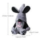 thumbnail image 3 of Adorable bandeja decorativa escalonada para el hogar estilo granja hecha a mano con forma de gnomo de hueso de cachorro de peluche, 3 of 8