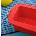 thumbnail image 4 of Bread Mold Loaf Toast Non-stick Silicone Baking Tray Non-stick Toast Rectangle Mould for Home Bakery, Red, 4 of 8
