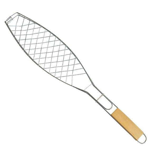 Naiovety Cesta para asar, herramientas de red para parrilla de alimentos, accesorio de cocina de Metal resistente, cestas para parrilla de Estufas de camping