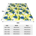 thumbnail image 3 of Balery Lilies Flowers Manta de Felpa Suave y Acogedora – Cobija de Franela Aterciopelada para Cama, Lavable y Cálida para Sofá, Mascotas, Transpirable-40"x30", 3 of 7