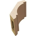 thumbnail image 6 of Ekena Millwork 5"W x 6"D x 6"H Aspen Rough Cedar Woodgrain TimberThane Knee Brace, Primed, 6 of 6