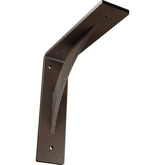 2 in. x 8 in. x 8 in. Steel Hammered Brown Legacy Bracket