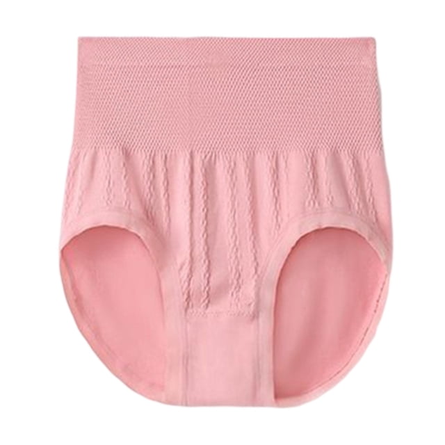 Womens High Waisted Tummy Control Underwear - Seamless Butt Lifting Panties, Breathable Nylon Blend