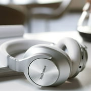 Technics EAH-A800 Wireless Over-Ear Noise Cancelling Headphones, Silver