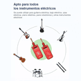 thumbnail image 4 of Sistema Inalámbrico De Micrófono Transmisor&receptor Rojo, 4 of 5