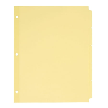 UPC: 0072782115005 | Avery Plain Tab Write & Erase Paper Dividers 11501