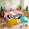 thumbnail image 3 of Erosebridal Turkey Full Size Bedding Sets for Girls, Disco Ball Full Size Bed in a Bag, Pink Reversible 7pcs, 3 of 6