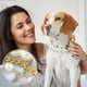thumbnail image 4 of Xihbxyly Collar de Perlas para Perro, Hecho a Mano con Perlas Artificiales y Diamantes de Imitación, Cierre Ajustable para Un Ajuste Fácil, Elegante Collar Brillante, Joya para Cachorros para Fiestas, 4 of 7