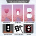 thumbnail image 3 of Light Switch Cover Switch Plate Outlet Cover Plug Cover for Electrical Unused Outlet Cover Pink Heart-shaped Tree, 3 of 6