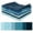 Medium Blue, variant on Soimoi 8 Pc Fat Quarter Bundle,Tie Dye MonochromePrint 18"x 22"DIY Patchwork-100% CottonPre-Cut Quilting Fabric Medium Blue