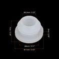 thumbnail image 2 of 20Pcs Snap Rubber Grommet Plug Mount Dia 8mm ID 5.5mm Seal Anti-Scratch for Electrical Box Cable Transparent, 2 of 6