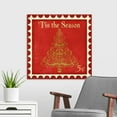 thumbnail image 3 of Great Big Canvas "Holiday Stamp II"  by SD Graphics Studio White Olive Green   Wrapped Canvas Print Wall Artwork, 3 of 7