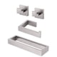 thumbnail image 1 of Estante de Toallas 4 Juegos de Hardware de baño, Estante de Toallas de 9 Pulgadas, Estante de Papel higiénico, Gancho de Bata de baño x 2 Acero Inoxidable de níquel Cepillado, 1 of 5
