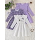 thumbnail image 5 of Vestido VARMILO Blanco y Morado 6 años, 5 of 8