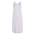 thumbnail image 7 of Secret Treasures Sleeveless Scoop Neck Knit Midi Nightgown (Women's and Women's Plus) 1 Pack, 7 of 7