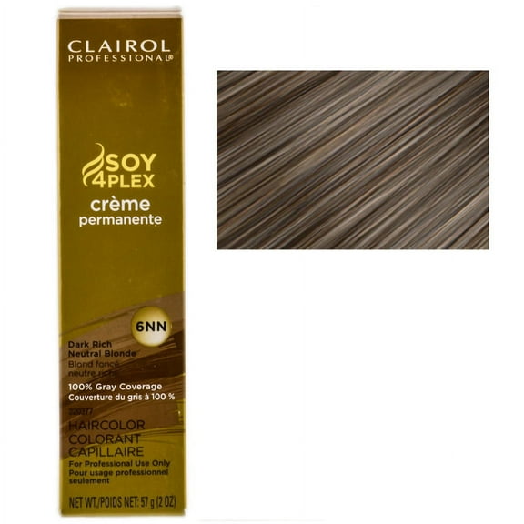 Clairol Professional Creme Permanente Hair Color - Color : Dark Rich Natural Blonde - 6NN