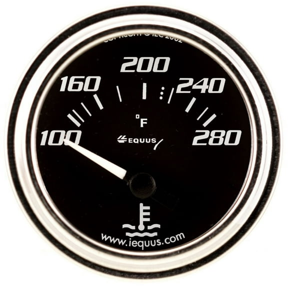Equus 7262 Electric Water Temperature Gauge Automotive Decorative Interior Hardware & Accessories
