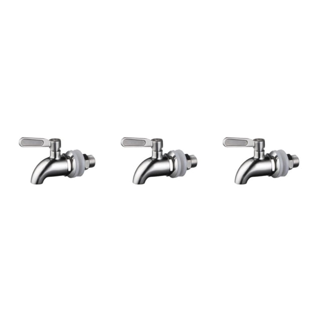 Transemion Thread Dia Nozzle For Sink - Non Rusting Corrosion-Resistant And Water Outlet Is Smooth 12mm 3Set