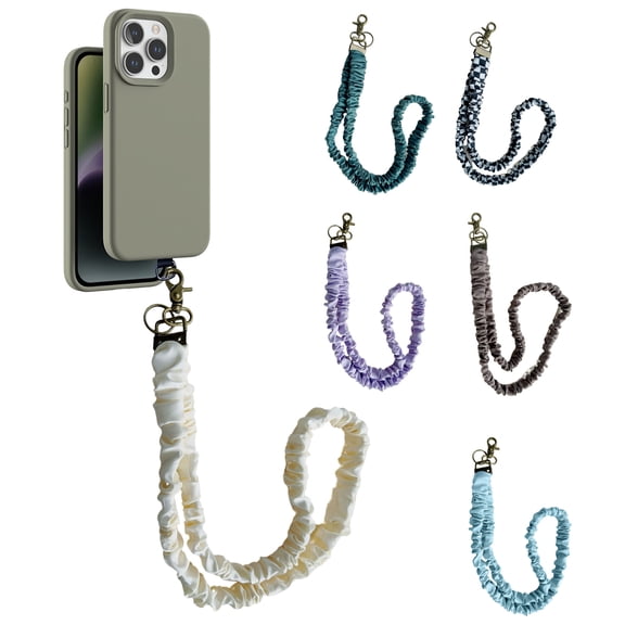 SmartBy Mobile Phone Lanyard Lightweight Badge Clip Phone Chain Metal Buckle Back Strap Long Phone Case Chain