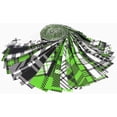 thumbnail image 2 of Soimoi 40Pcs Check & Tartan Print Cotton Precut Fabrics For Quilting Craft Strips 2.5x42inches Jelly Roll - Green & Black, 2 of 8