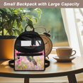 thumbnail image 5 of HELLHERO Mini Cell Phone Purse with Hummingbird Floral Print, Polyester Adjustable Travel Daypack for Women and Teens Walking, 5 of 8