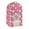thumbnail image 2 of HELLHERO Dust Cover with Univesal Foldable Kitchen Accessories Oil Proof Reusable for Christmas, Cat Paw Print Pattern, 2 of 6