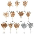 thumbnail image 2 of 1Pcs DIY Accessories Wedding Favor Christmas Ornament Gift Box Adornment Home Decorations Simulation Flower Gold Silver Simulation Leaf Artificial Plant Christmas Artificial Flower 12, 2 of 8