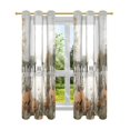 thumbnail image 7 of Yayeee Window Curtains Light Filtering 63"x42" Grommet Panel Pair Home Living Room Decor, Halloween Pumpkin Field, 7 of 7