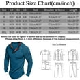 thumbnail image 2 of Baqcunre Long Sleeve Tee Shirts For Men Male Pleated Long Sleeve Stitching Raglan Sleeve Multi Retro Long Sleeve Shirt Polo Shirts For Men Tops For Men Dark Gray S, 2 of 6