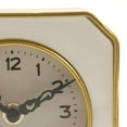 thumbnail image 3 of Zentique 5" White and Gold Traditional Solid Desk Clock, 3 of 3