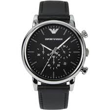 emporio armani classic leather watch