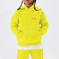 thumbnail image 2 of Generic Toddler Baby Boy Girl Sweatshirt Hoodie Pullover Fall Outfits Solid Crewneck Long Sleeve Blouse Top Shirt Clothes, 2 of 5