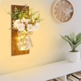 thumbnail image 2 of Candelabros de pared Homecor Rustic Mason Jar con guirnaldas de luces LED, 2 of 7