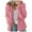 Hot Pink, variant on asdoklhq Clearance Coats Under $10.00 Plus Size, Women Casual Hooded Plush Warm Jackets Zipper Cardigan Tops Coat