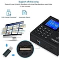 thumbnail image 3 of Time Attendance Machine Fingerprint Password Time Clock For Employee With Finger Scan, Rfid And Pin Punching In One, 3 of 4