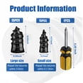 thumbnail image 2 of 30 PCS Tire Repair Rubber Nails, Reliable Screw in Tire Repair Plugs with a Screwdriver, Tire Repair Screws, Self-Service Tire Plugs Screw for Car,Truck, Motorcycle, 2 of 6