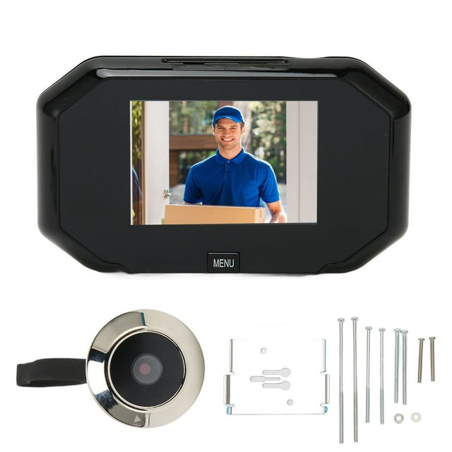 Timbre de vídeo inteligente de 3,5 pulgadas, pantalla a Color, foto y vídeo, protección IP55, IPS HD, visor de puerta Digital inteligente para el hogar