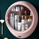 thumbnail image 3 of Caja organizadora de maquillaje y cosméticos para pared, resistente al agua y al polvo. Rosado, 3 of 9